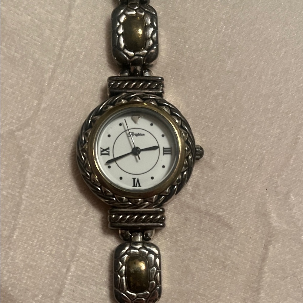 Brighton Two-Tone Silver and Gold Watch